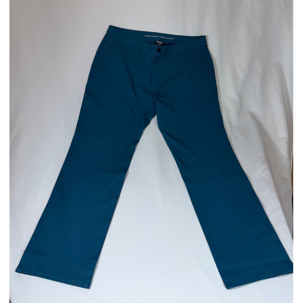 True Classic Centur Lightweight Stretch Twill Straight Chino Pant Teal 40x34